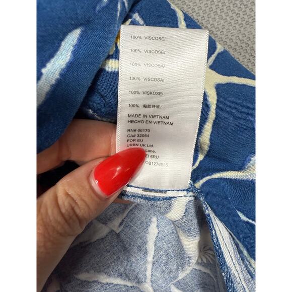 Urban Outfitters Blue Daisy Print Mini Sundress | Size S - Picture 6 of 6